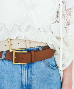 le.coeur blanc / ルクールブラン ベルト・サスペンダー | 《WEB限定アイテム》スクエアバックルベルト