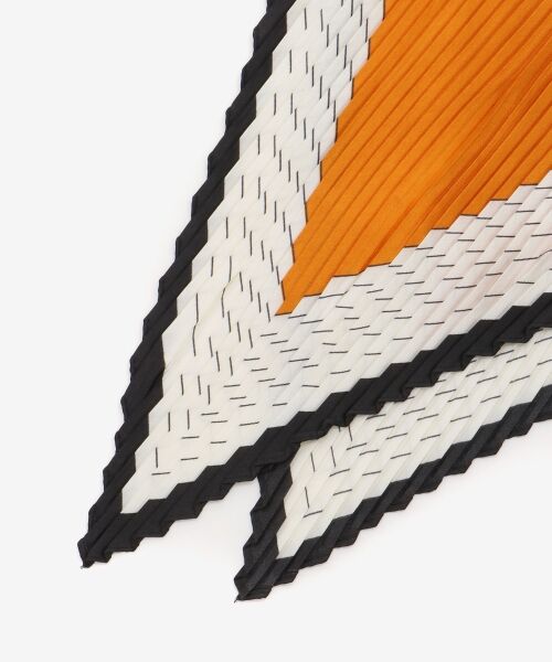 le.coeur blanc / ルクールブラン バンダナ・スカーフ | 《WEB限定アイテム》パネルフラワープリーツスカーフ | 詳細12