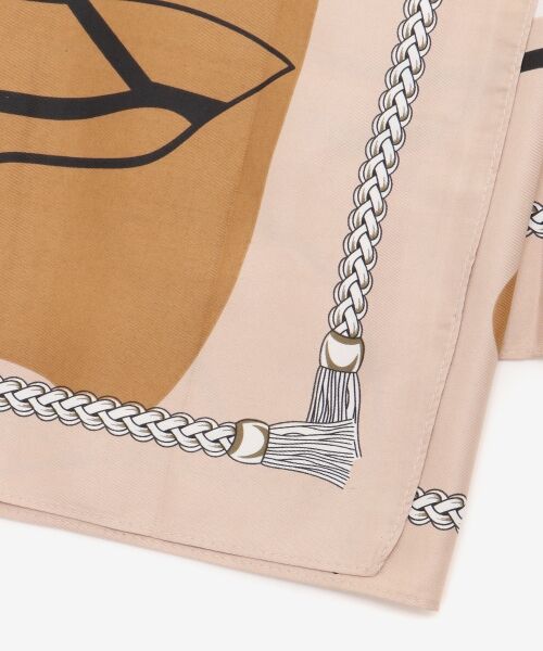 le.coeur blanc / ルクールブラン バンダナ・スカーフ | ニュアンスプリントビッグスカーフ | 詳細12