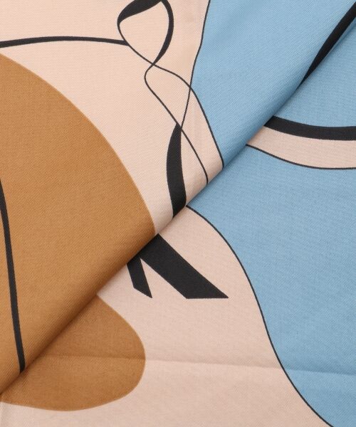 le.coeur blanc / ルクールブラン バンダナ・スカーフ | ニュアンスプリントビッグスカーフ | 詳細13