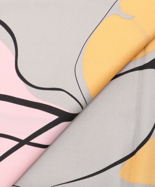 le.coeur blanc / ルクールブラン バンダナ・スカーフ | ニュアンスプリントビッグスカーフ | 詳細14