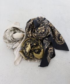le.coeur blanc / ルクールブラン バンダナ・スカーフ | 《WEB限定アイテム》ペイズリープリントビッグスカーフ