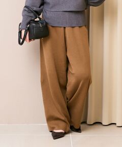 le.coeur blanc / ルクールブラン その他パンツ | 《WEB限定アイテム》スムースニットイージーパンツ