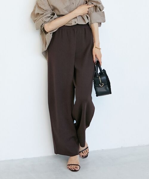 le.coeur blanc / ルクールブラン その他パンツ | 《WEB限定アイテム》スムースニットイージーパンツ | 詳細18