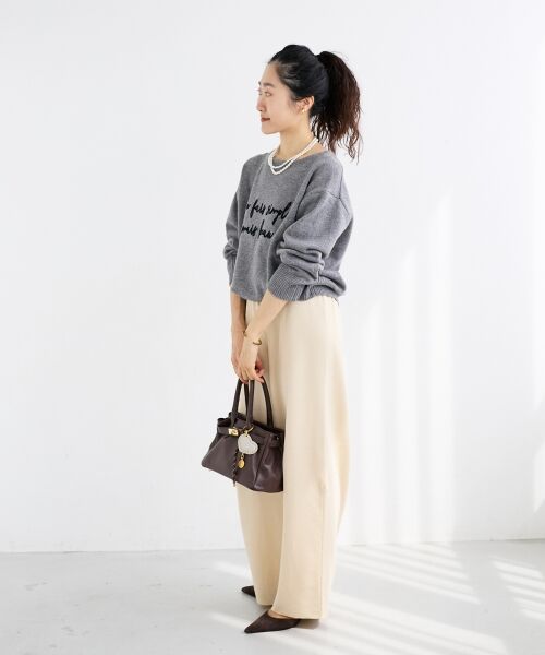 le.coeur blanc / ルクールブラン その他パンツ | 《WEB限定アイテム》スムースニットイージーパンツ | 詳細27