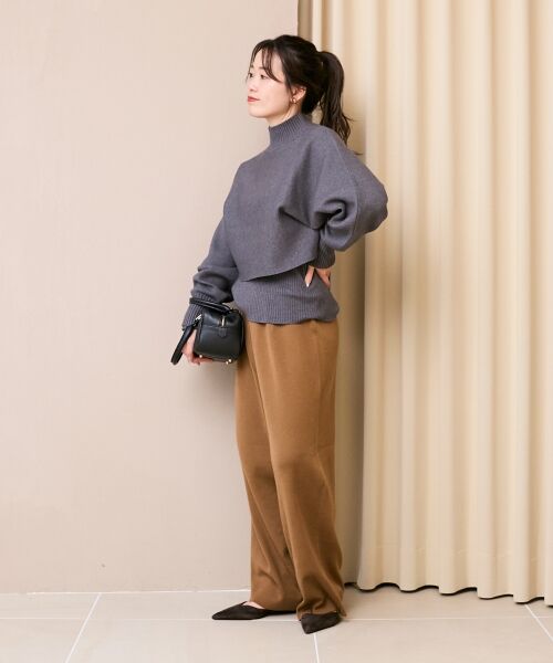 le.coeur blanc / ルクールブラン その他パンツ | 《WEB限定アイテム》スムースニットイージーパンツ | 詳細5