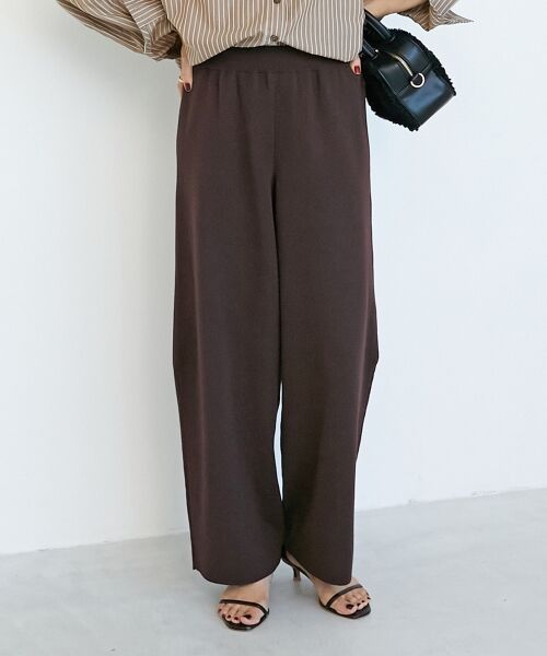 le.coeur blanc / ルクールブラン その他パンツ | 《WEB限定アイテム》スムースニットイージーパンツ | 詳細9