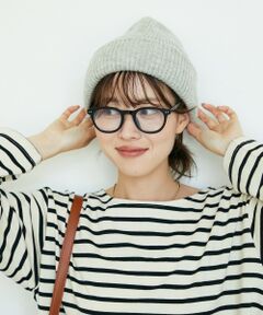 le.coeur blanc / ルクールブラン ニットキャップ | 《WEB限定アイテム》シンプルニットワッチ