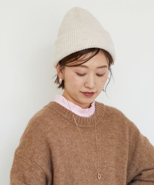 le.coeur blanc / ルクールブラン ニットキャップ | 《WEB限定アイテム》シンプルニットワッチ | 詳細10