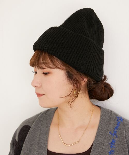 le.coeur blanc / ルクールブラン ニットキャップ | 《WEB限定アイテム》シンプルニットワッチ | 詳細14