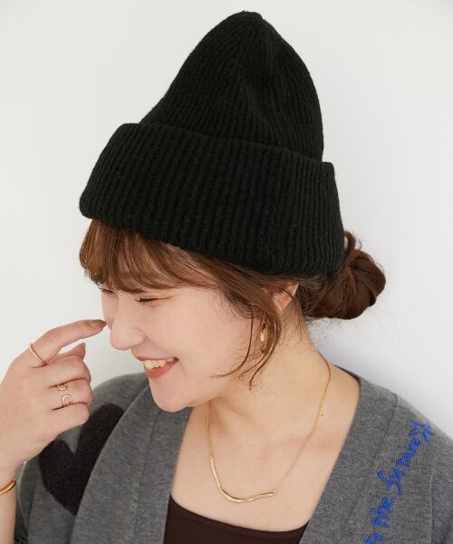 le.coeur blanc / ルクールブラン ニットキャップ | 《WEB限定アイテム》シンプルニットワッチ | 詳細15