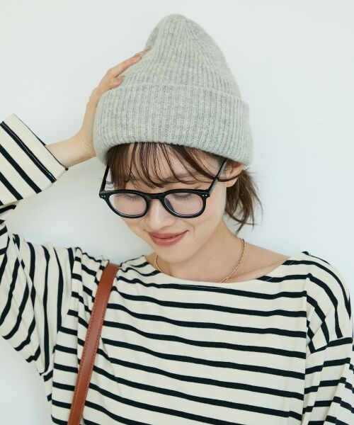 le.coeur blanc / ルクールブラン ニットキャップ | 《WEB限定アイテム》シンプルニットワッチ | 詳細2