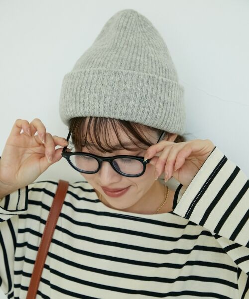 le.coeur blanc / ルクールブラン ニットキャップ | 《WEB限定アイテム》シンプルニットワッチ | 詳細3