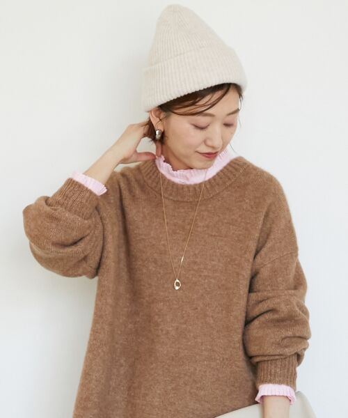 le.coeur blanc / ルクールブラン ニットキャップ | 《WEB限定アイテム》シンプルニットワッチ | 詳細9