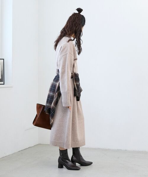 le.coeur blanc / ルクールブラン ブーツ（ショート丈） | 《WEB限定アイテム》スクエアトゥ裏起毛ストレッチブーツ | 詳細20