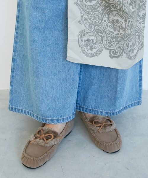 le.coeur blanc / ルクールブラン フラットシューズ | 《WEB限定アイテム》ファーデザインモカシンシューズ | 詳細10