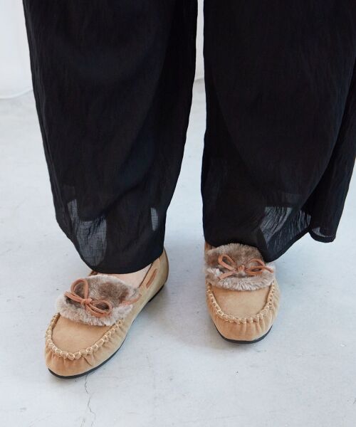 le.coeur blanc / ルクールブラン フラットシューズ | 《WEB限定アイテム》ファーデザインモカシンシューズ | 詳細12