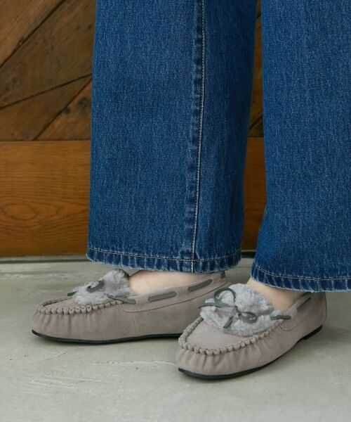 le.coeur blanc / ルクールブラン フラットシューズ | 《WEB限定アイテム》ファーデザインモカシンシューズ | 詳細14