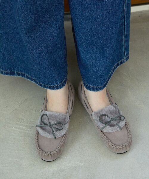 le.coeur blanc / ルクールブラン フラットシューズ | 《WEB限定アイテム》ファーデザインモカシンシューズ | 詳細15