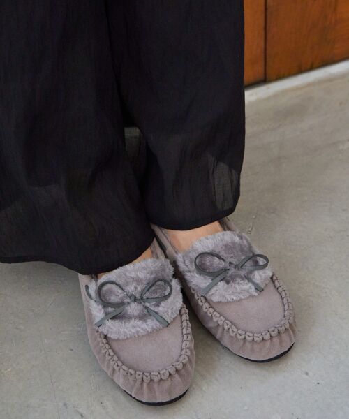 le.coeur blanc / ルクールブラン フラットシューズ | 《WEB限定アイテム》ファーデザインモカシンシューズ | 詳細17