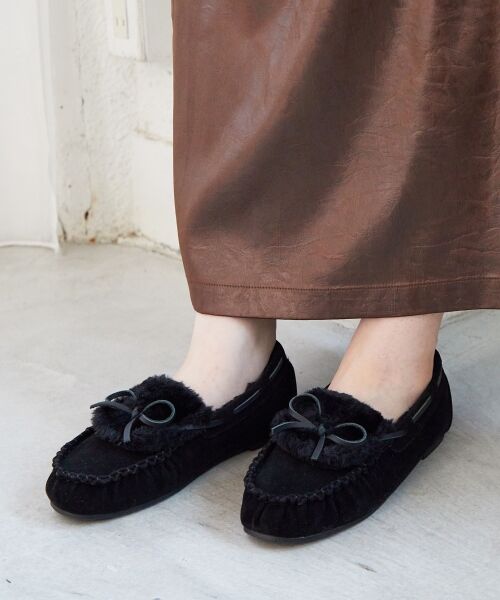 le.coeur blanc / ルクールブラン フラットシューズ | 《WEB限定アイテム》ファーデザインモカシンシューズ | 詳細22