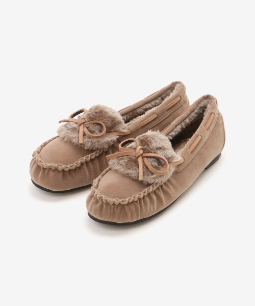 le.coeur blanc / ルクールブラン フラットシューズ | 《WEB限定アイテム》ファーデザインモカシンシューズ | 詳細5