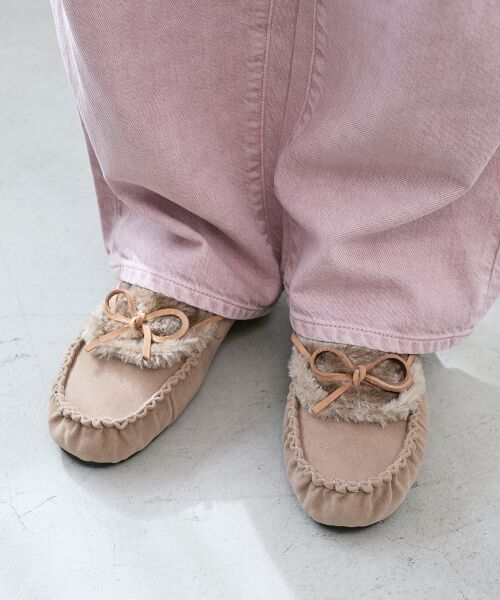 le.coeur blanc / ルクールブラン フラットシューズ | 《WEB限定アイテム》ファーデザインモカシンシューズ | 詳細6