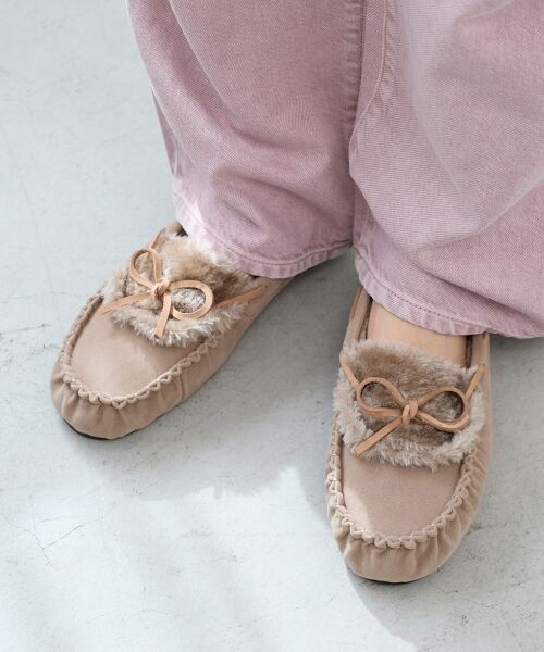 le.coeur blanc / ルクールブラン フラットシューズ | 《WEB限定アイテム》ファーデザインモカシンシューズ | 詳細7