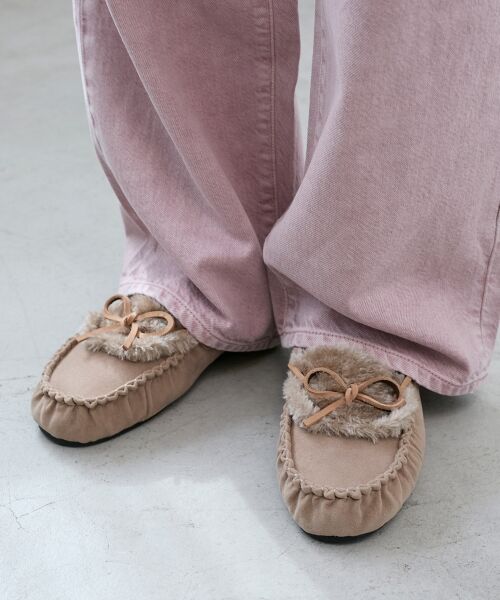 le.coeur blanc / ルクールブラン フラットシューズ | 《WEB限定アイテム》ファーデザインモカシンシューズ | 詳細8