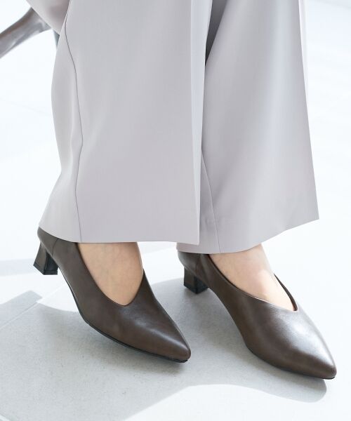 le.coeur blanc / ルクールブラン パンプス | 《WEB限定アイテム》アシンメトリーカットパンプス | 詳細10