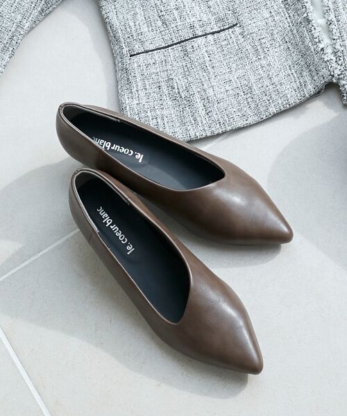 le.coeur blanc / ルクールブラン パンプス | 《WEB限定アイテム》アシンメトリーカットパンプス | 詳細12