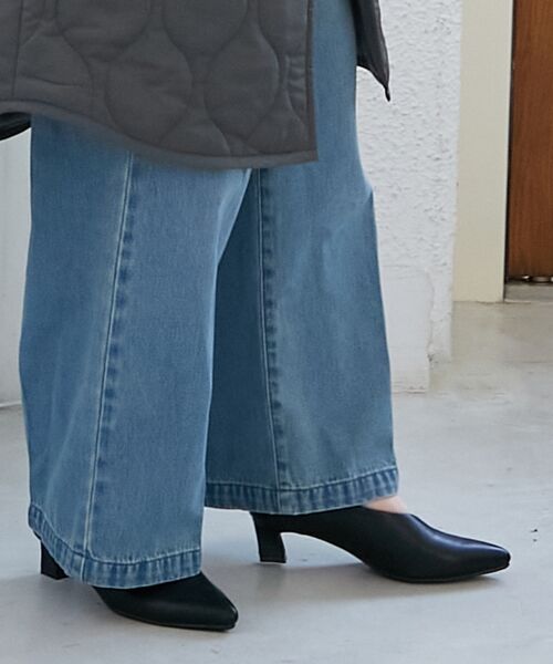 le.coeur blanc / ルクールブラン パンプス | 《WEB限定アイテム》アシンメトリーカットパンプス | 詳細17