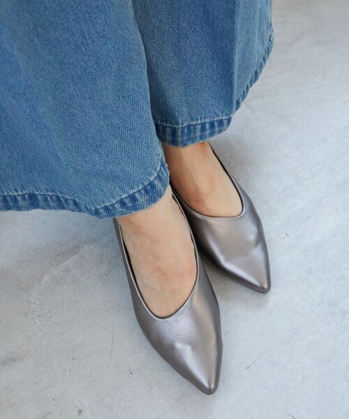 le.coeur blanc / ルクールブラン パンプス | 《WEB限定アイテム》アシンメトリーカットパンプス | 詳細2