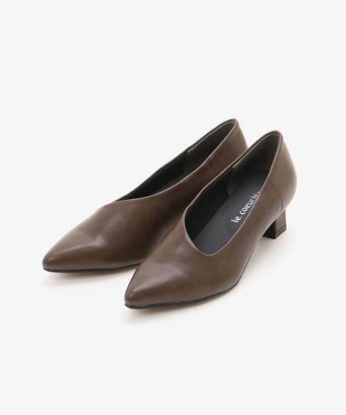 le.coeur blanc / ルクールブラン パンプス | 《WEB限定アイテム》アシンメトリーカットパンプス | 詳細21
