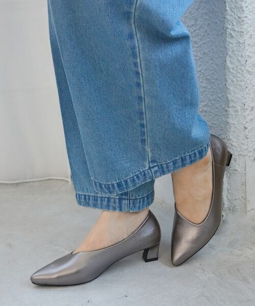 le.coeur blanc / ルクールブラン パンプス | 《WEB限定アイテム》アシンメトリーカットパンプス | 詳細3