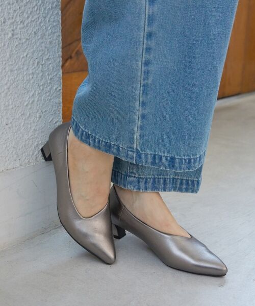 le.coeur blanc / ルクールブラン パンプス | 《WEB限定アイテム》アシンメトリーカットパンプス | 詳細6