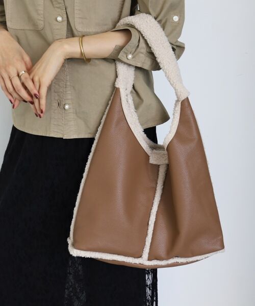 le.coeur blanc / ルクールブラン トートバッグ | 《WEB限定アイテム》ボアトートバッグ | 詳細14