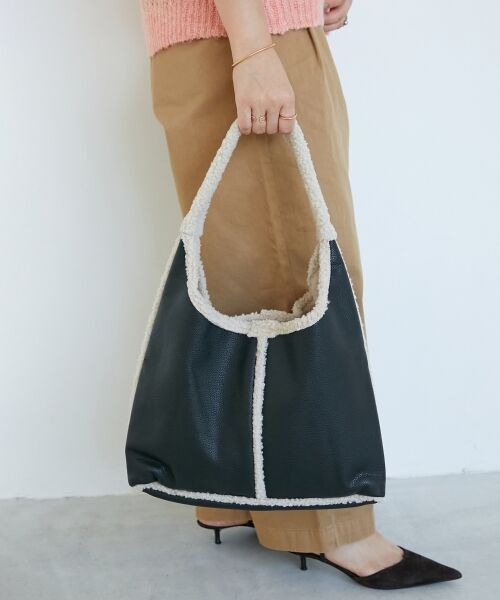 le.coeur blanc / ルクールブラン トートバッグ | 《WEB限定アイテム》ボアトートバッグ | 詳細2