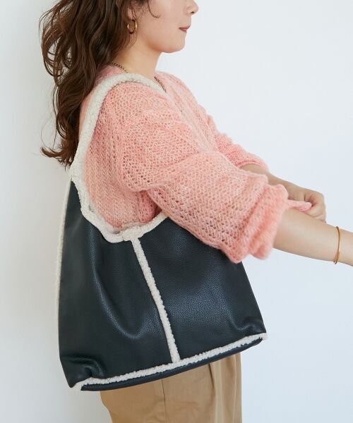 le.coeur blanc / ルクールブラン トートバッグ | 《WEB限定アイテム》ボアトートバッグ | 詳細4