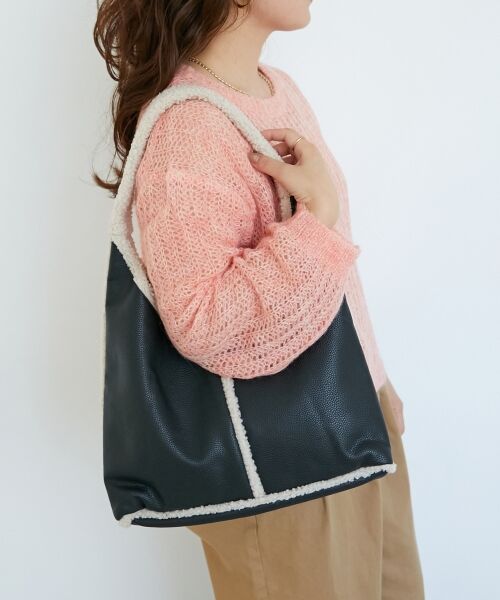 le.coeur blanc / ルクールブラン トートバッグ | 《WEB限定アイテム》ボアトートバッグ | 詳細5