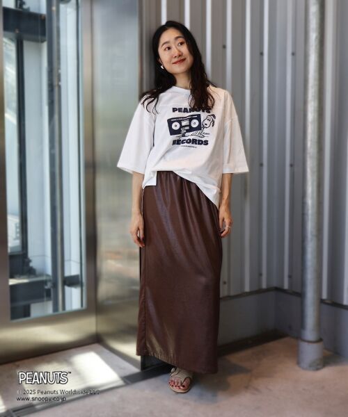 le.coeur blanc / ルクールブラン Tシャツ | 【PEANUTS】フットボールTシャツ | 詳細10