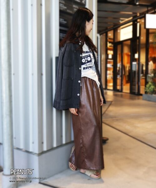 le.coeur blanc / ルクールブラン Tシャツ | 【PEANUTS】フットボールTシャツ | 詳細12