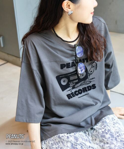 le.coeur blanc / ルクールブラン Tシャツ | 【PEANUTS】フットボールTシャツ | 詳細16