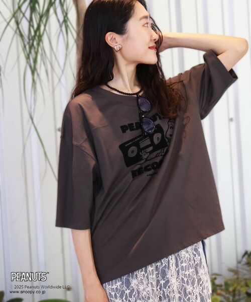 le.coeur blanc / ルクールブラン Tシャツ | 【PEANUTS】フットボールTシャツ | 詳細19