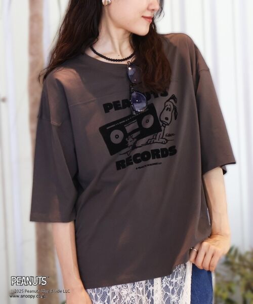 le.coeur blanc / ルクールブラン Tシャツ | 【PEANUTS】フットボールTシャツ | 詳細21