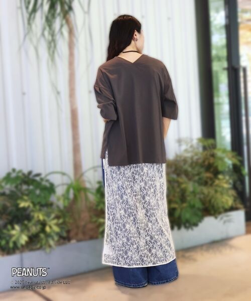 le.coeur blanc / ルクールブラン Tシャツ | 【PEANUTS】フットボールTシャツ | 詳細26