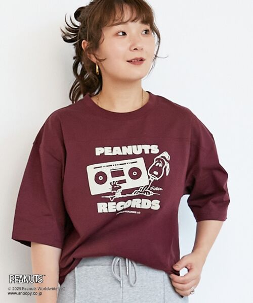 le.coeur blanc / ルクールブラン Tシャツ | 【PEANUTS】フットボールTシャツ | 詳細27