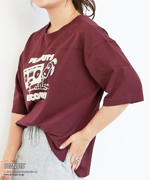 le.coeur blanc / ルクールブラン Tシャツ | 【PEANUTS】フットボールTシャツ | 詳細29