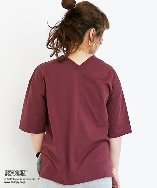 le.coeur blanc / ルクールブラン Tシャツ | 【PEANUTS】フットボールTシャツ | 詳細30