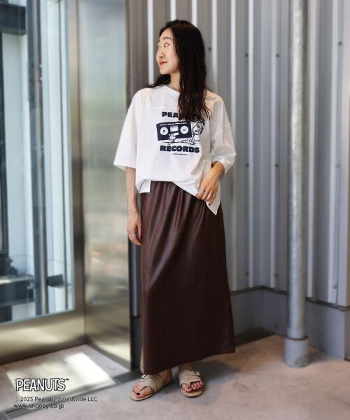 le.coeur blanc / ルクールブラン Tシャツ | 【PEANUTS】フットボールTシャツ | 詳細6